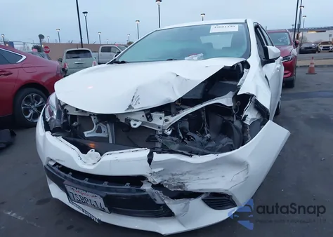 2016 Toyota Corolla Le from USA, damaged, VIN 5YFBURHE2GP487199